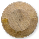 Pip Studio Bleached 22cm Mango Wood Footed Serving Platter