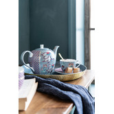 Pip Studio 3 Piece Flower Festival Porcelain Teapot &amp; Mug Set