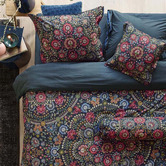 Pip Studio Dark Blue Ricamo Cotton Quilt Cover Set