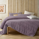 Vintage Design Lilac Sanc Sovci Cotton Quilt Cover Set