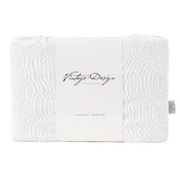 Vintage Design White French Linen Quilt Cover Set