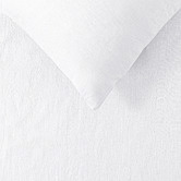 Vintage Design White Vintage Design Linen Quilt Cover Set