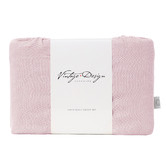 Vintage Design Pink French Linen Quilt Cover Set