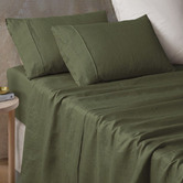 Vintage Design Fern Hemp Sheet Set