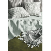 Vintage Design Olive French Linen Quilt Cover Set