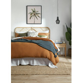 Vintage Design White Hemp Sheet Set