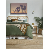 Vintage Design White Hemp Sheet Set