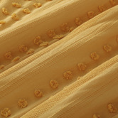 Vintage Design Ochre Sans Sovci Cotton Quilt Cover Set