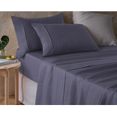Vintage Design Hemp Queen Sheet Set
