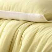 Vintage Design White Butter Hugo Cotton Gauze Reversible Quilt Cover Set