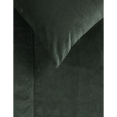 Vintage Design Green Forest Velvet Quilt Cover Set