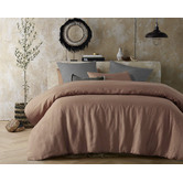 Vintage Design Hazelnut Formosus Hemp Quilt Cover Set