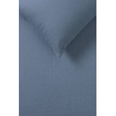 Vintage Design Sky Blue Formosus Hemp Quilt Cover Set