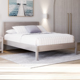 Vintage Design White French Linen Coverlet Set