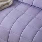 Vintage Design Lilac French Linen Coverlet Set