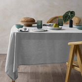 Vintage Design Solid Hemp Tablecloth