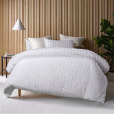 Vintage Design White Reflections Cotton Quilt Cover Set