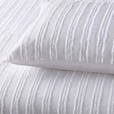 Vintage Design White Reflections Cotton Quilt Cover Set