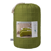 Vintage Design Cacti Green Parquet Comforter Set