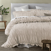 Vintage Design Natural Haven Cotton Quilt Cover Set