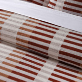 Vintage Design Red Tempo Cotton Jacquard Quilt Cover Set