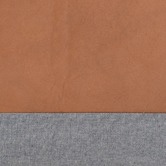 Amigos de Hoy Leather &amp; Linen Stripe Cushion