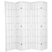 Storage Co 5 Panel Shoji Room Divider Screen