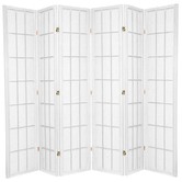 Storage Co 6 Panel Shoji Room Divider Screen