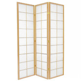 Storage Co 3 Panel Zen Room Divider Screen