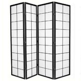 Storage Co 4 Panel Zen Room Divider Screen