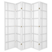 Storage Co 5 Panel Cross Room Divider Screen