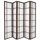 Storage Co 5 Panel Cross Room Divider Screen