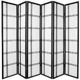 Storage Co 6 Panel Cross Room Divider Screen