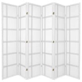 Storage Co 6 Panel Cross Room Divider Screen