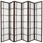 Storage Co 6 Panel Cross Room Divider Screen