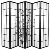 Storage Co 6 Panel Zen Garden Room Divider Screen