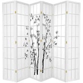 Storage Co 6 Panel Zen Garden Room Divider Screen