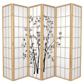Storage Co 6 Panel Zen Garden Room Divider Screen