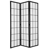 Storage Co 3 Panel Shoji Room Divider Screen