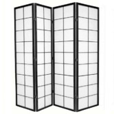Storage Co 4 Panel Zen Room Divider Screen
