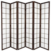 Storage Co 6 Panel Zen Room Divider Screen
