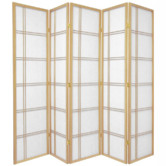 Storage Co 5 Panel Cross Room Divider Screen