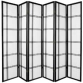 Storage Co 6 Panel Cross Room Divider Screen