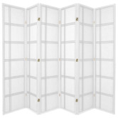 Storage Co 6 Panel Cross Room Divider Screen