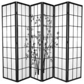 Storage Co 6 Panel Zen Garden Room Divider Screen