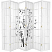 Storage Co 6 Panel Zen Garden Room Divider Screen