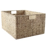 Storage Co Natural Seagrass Storage Basket