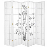 Storage Co Zen Garden 5 Panel Rice Paper Room Divider