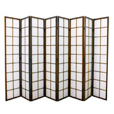 Storage Co Zen 8 Panel Rice Paper Room Divider