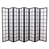 Storage Co Zen 8 Panel Rice Paper Room Divider